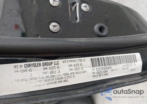 2013 Dodge Challenger R/T z USA, uszkodzony, nr VIN 2C3CDYBT8DH628997